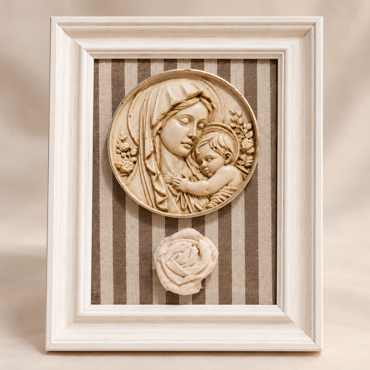 Cuadro Religioso Virgen y Niño