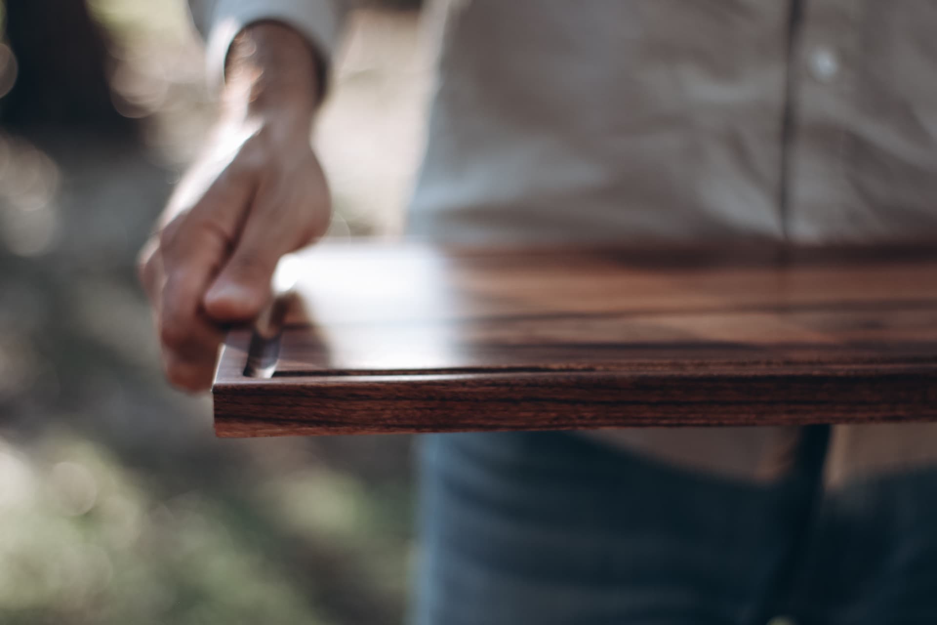 H01 -03 TABLA PARA PARRILLA EN MADERA MACIZA CURUPAY