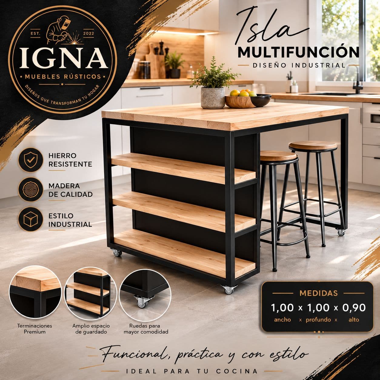 Isla de cocina