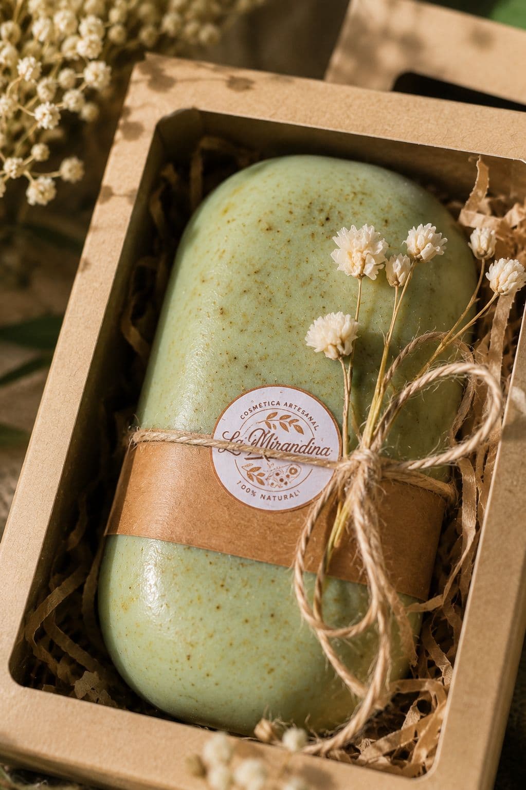 Jabón corporal exfoliante línea MATEANDINA