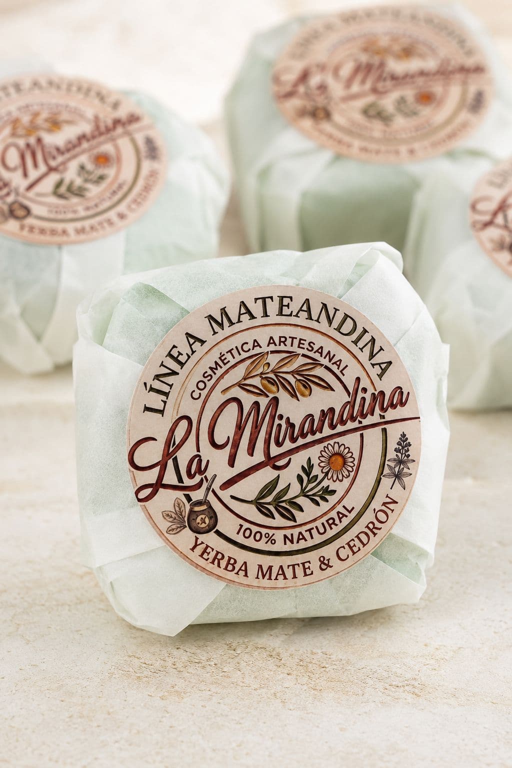 Jabón facial y de manos línea MATEANDINA