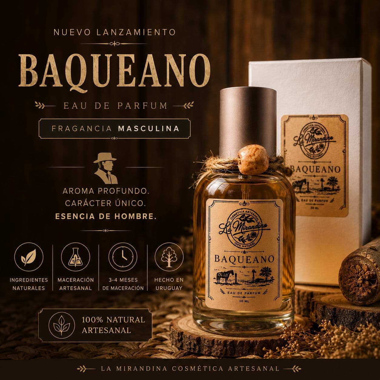 BAQUEANO Eau de Parfum Hombre