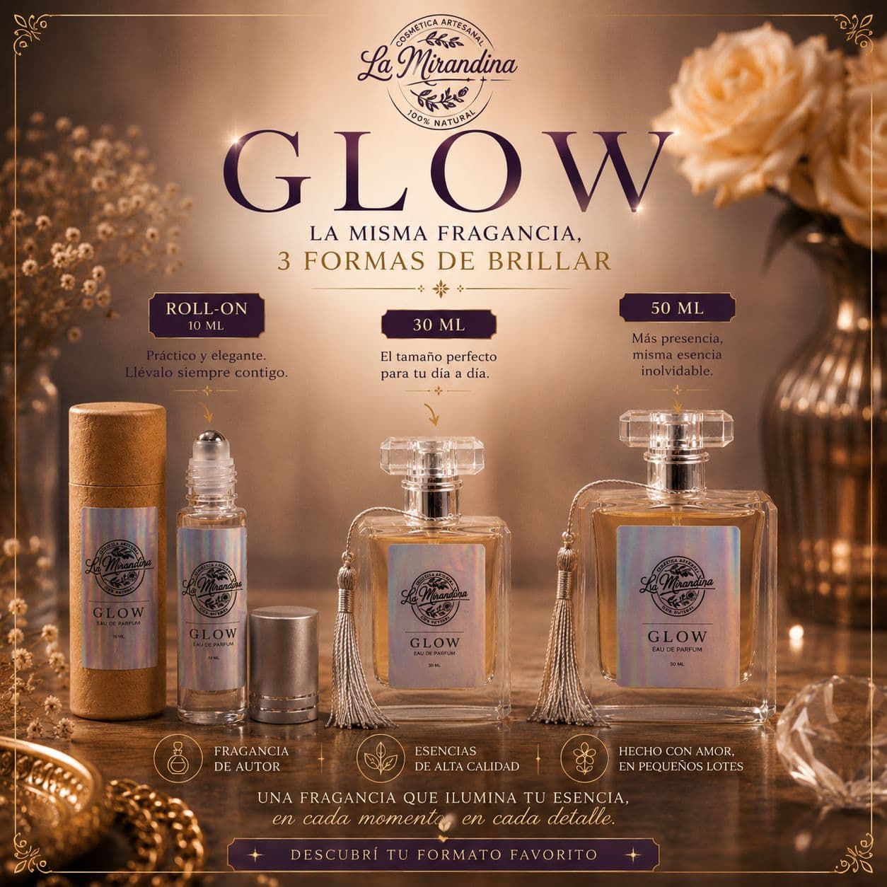 Mirandina GLOW EAU de Parfum