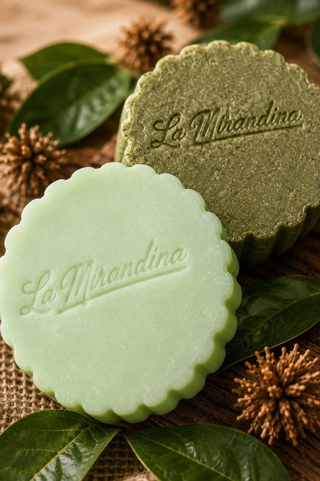 Shampoo y Acondicionador Sólido línea MATEANDINA