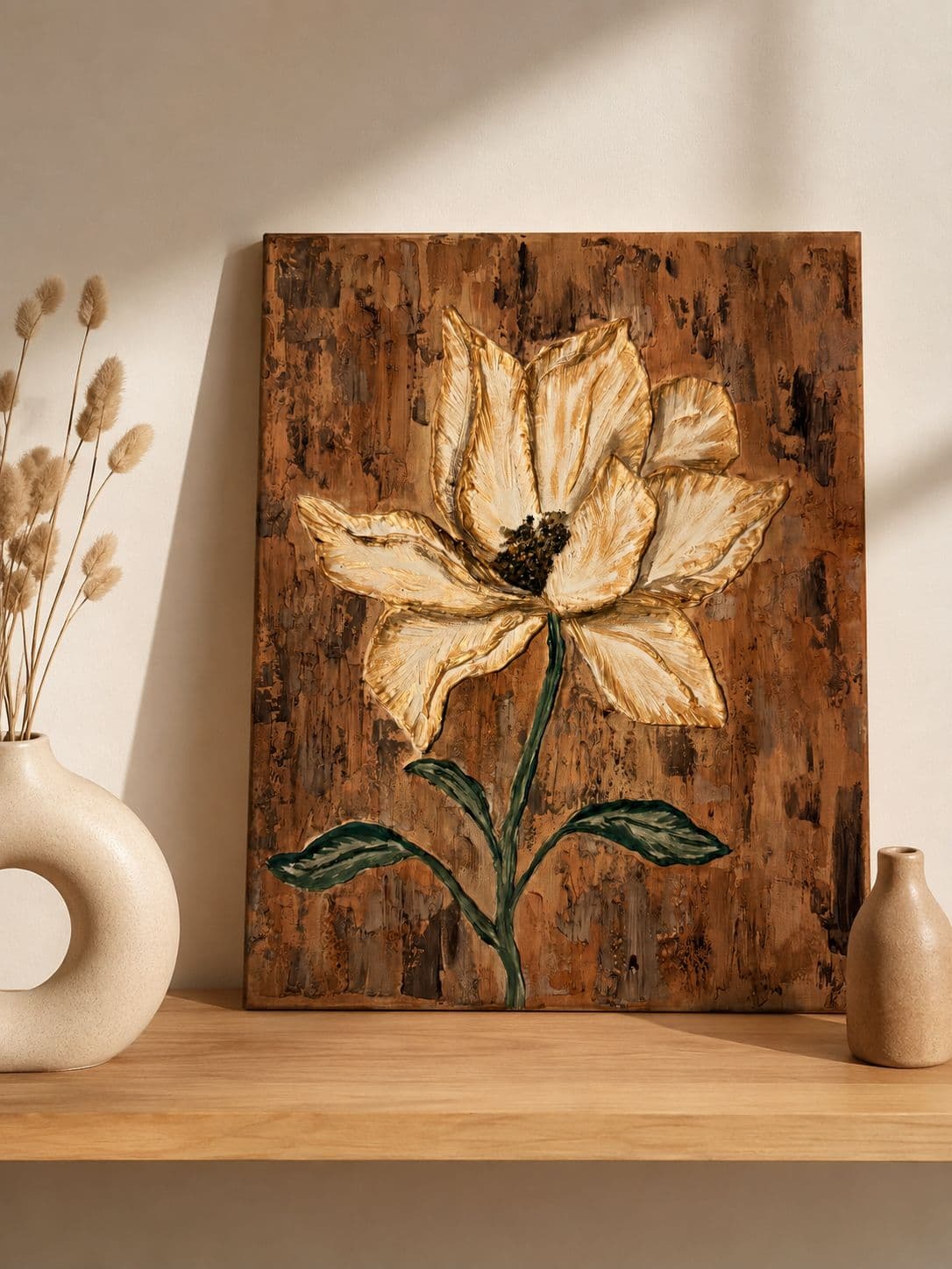Cuadro Flor 50 × 60 cm