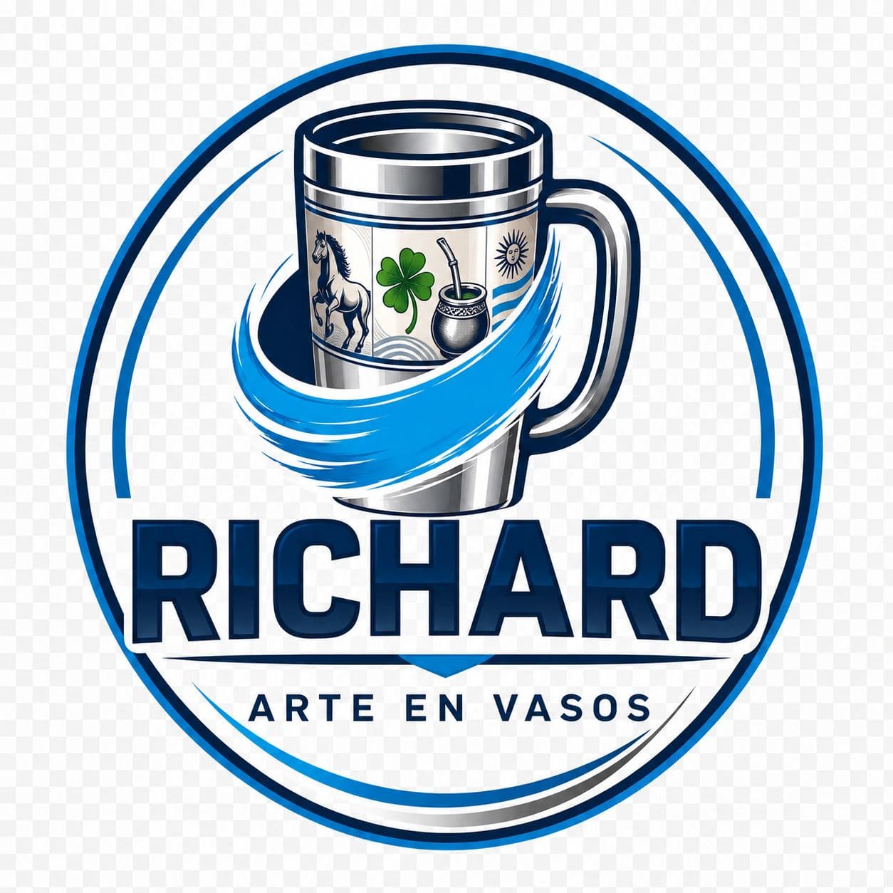 Richard Arte en vasos logo