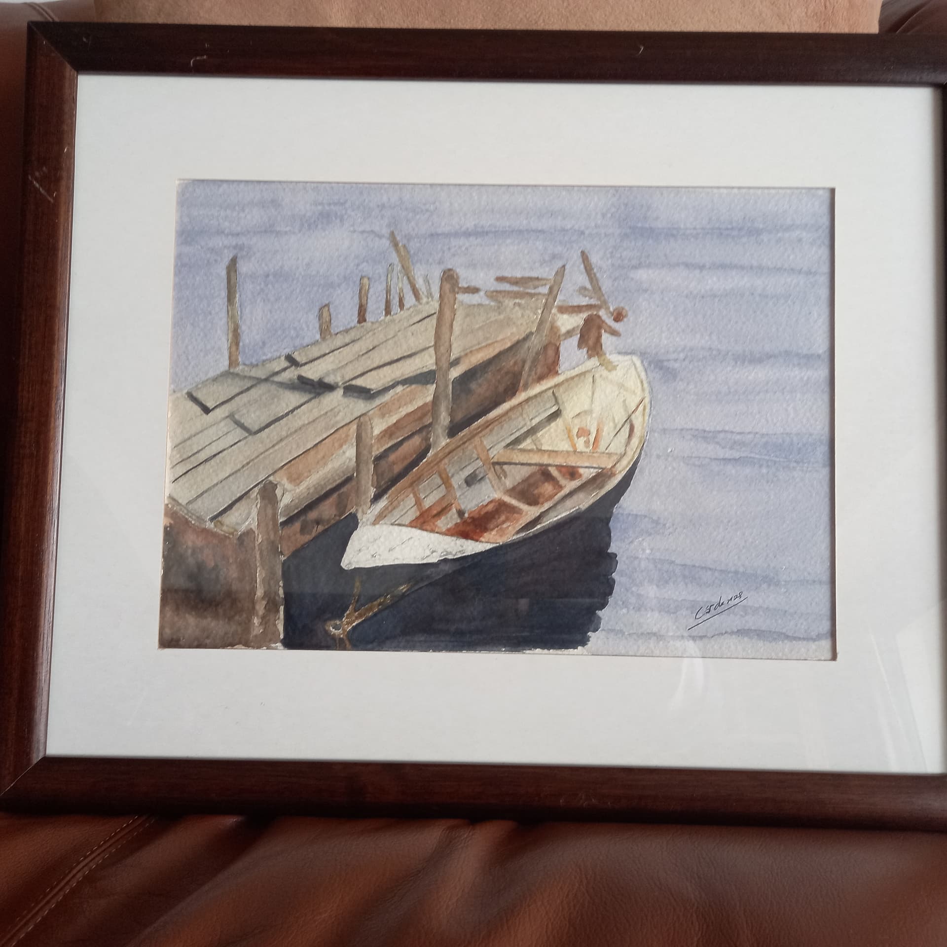 Barco en muelle