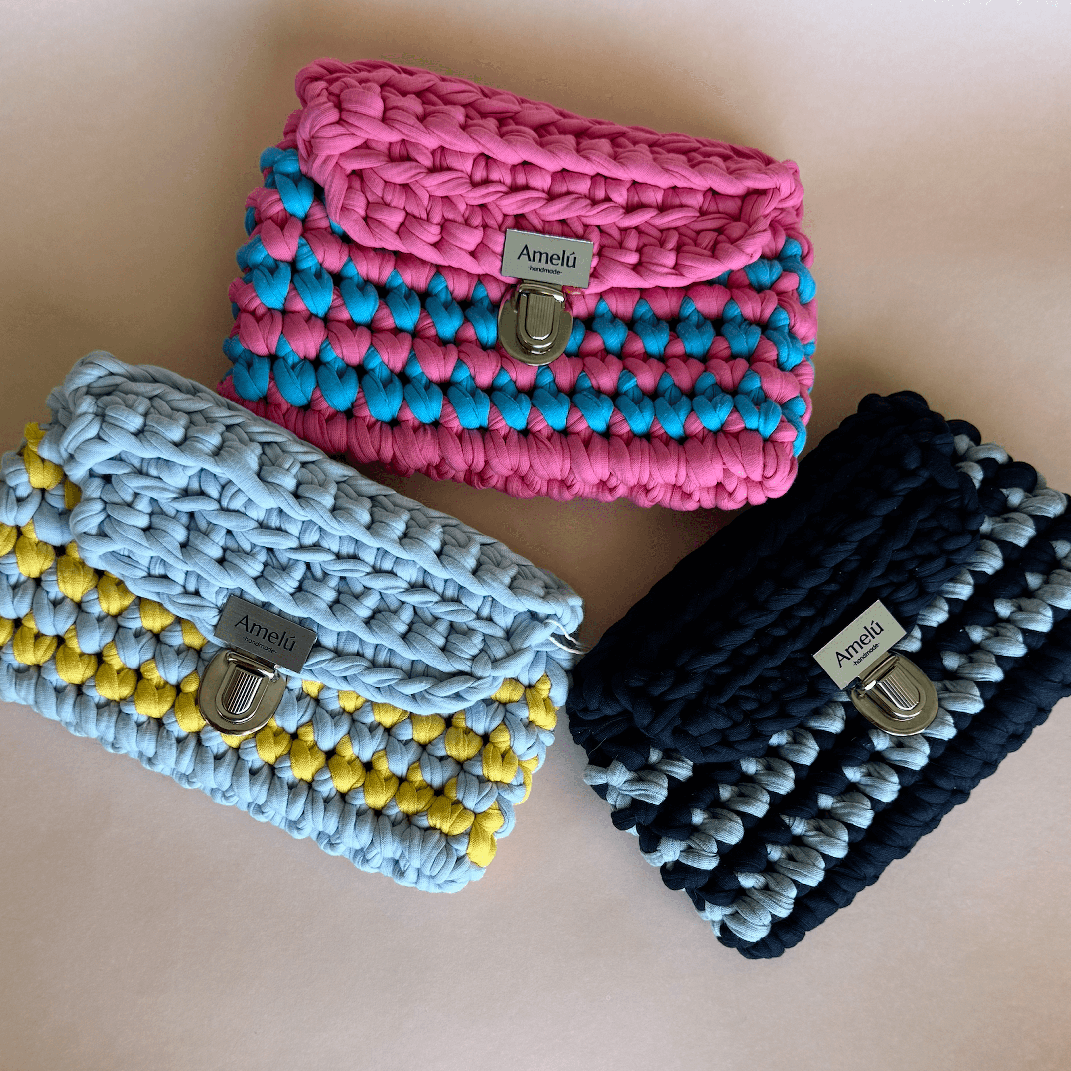 Sobre bicolor de trapillo