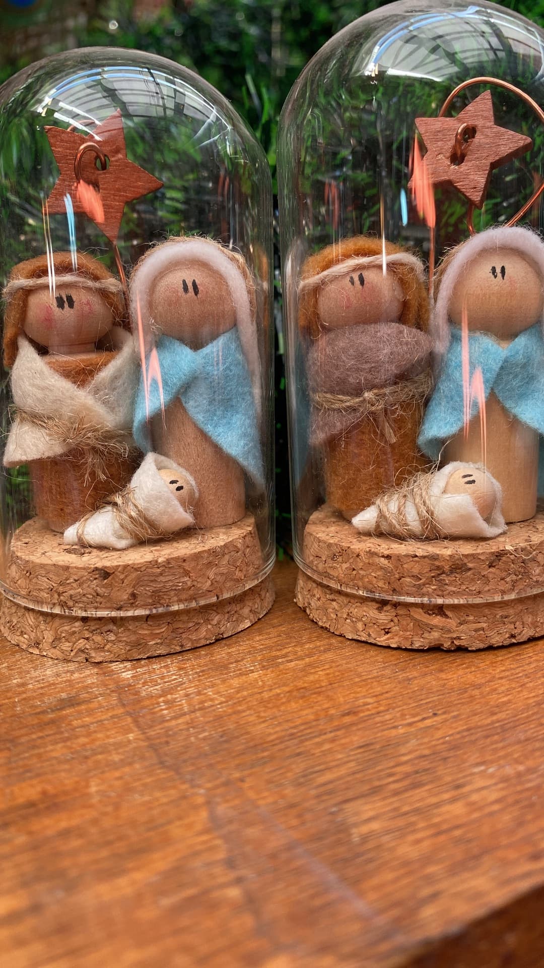 Pesebre con Base de Corcho Natural