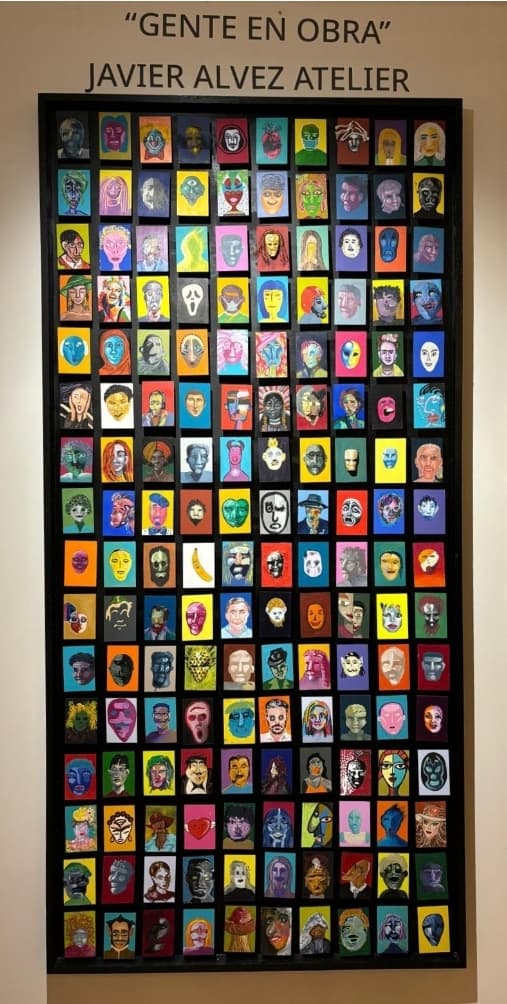 Cabezas pintadas