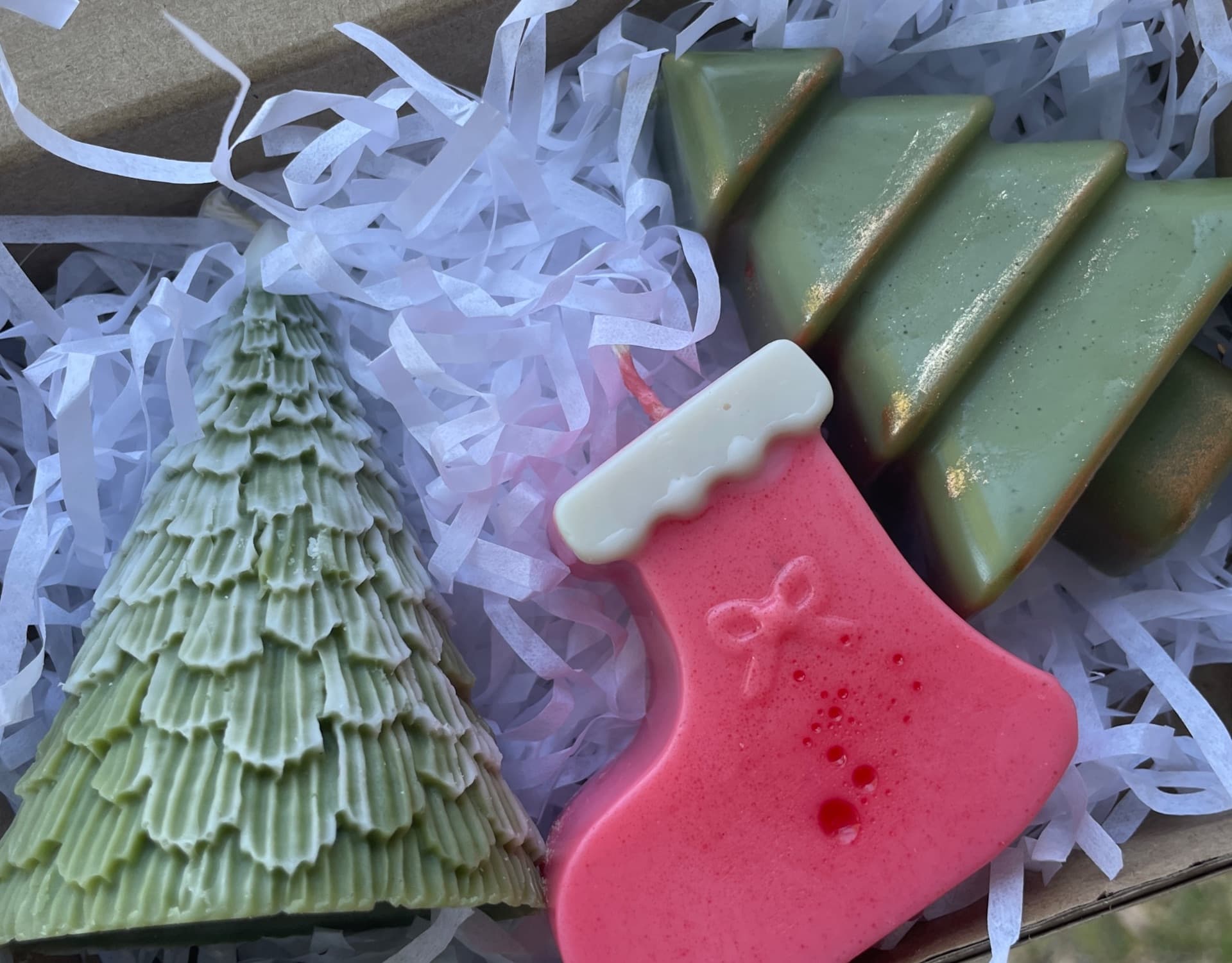 Velas navideñas