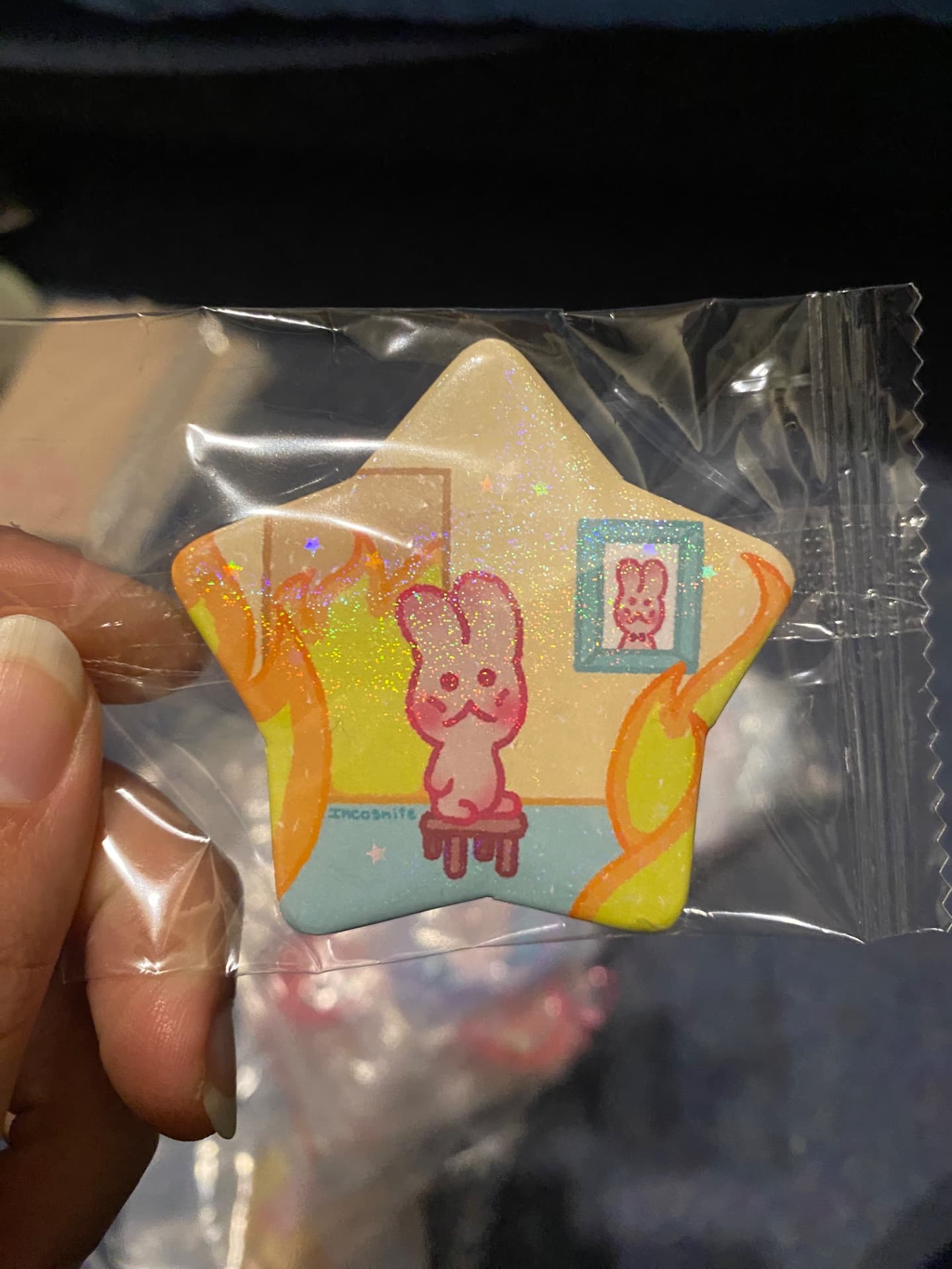 Pin con forma de estrella