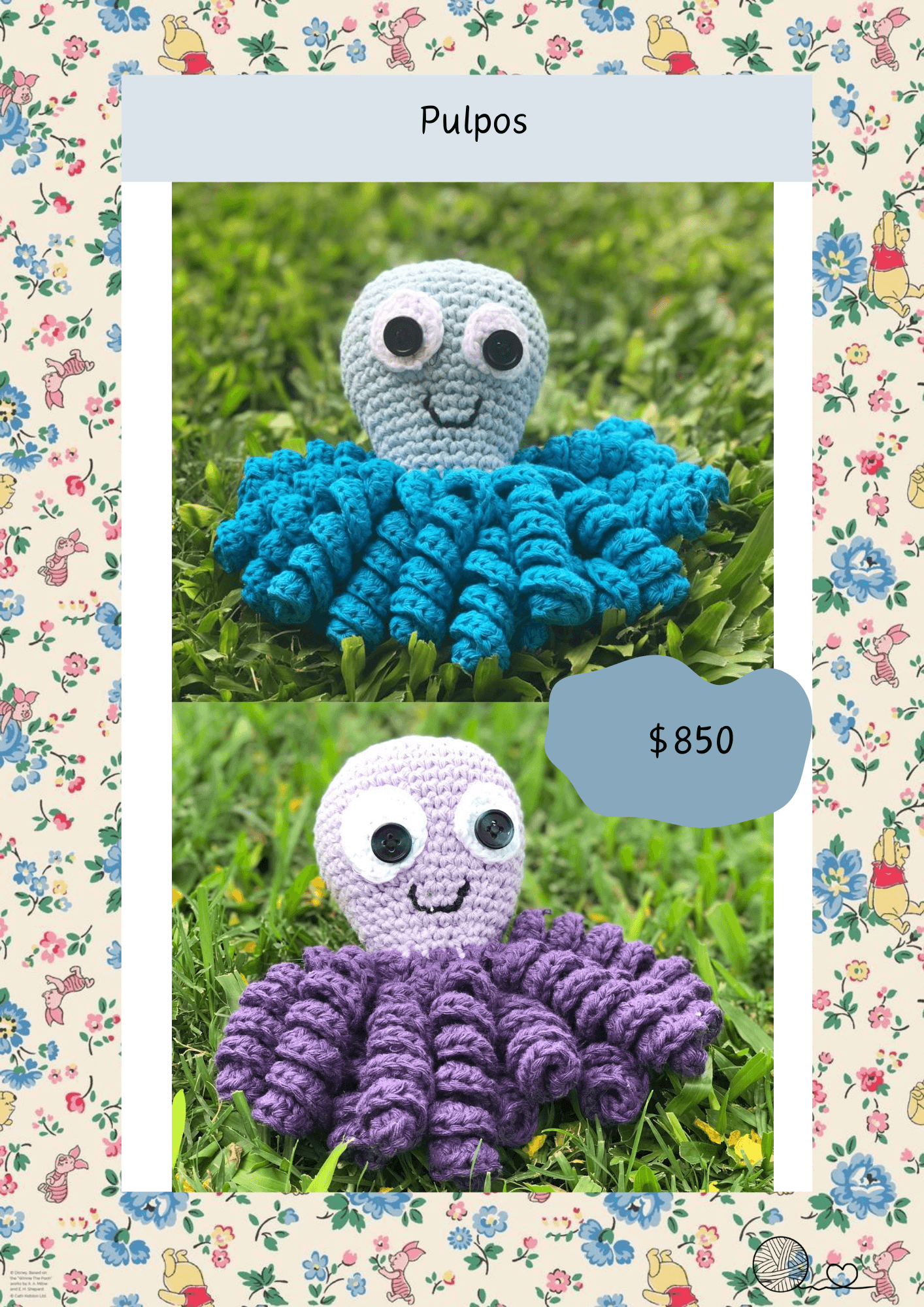 Pulpo crochet