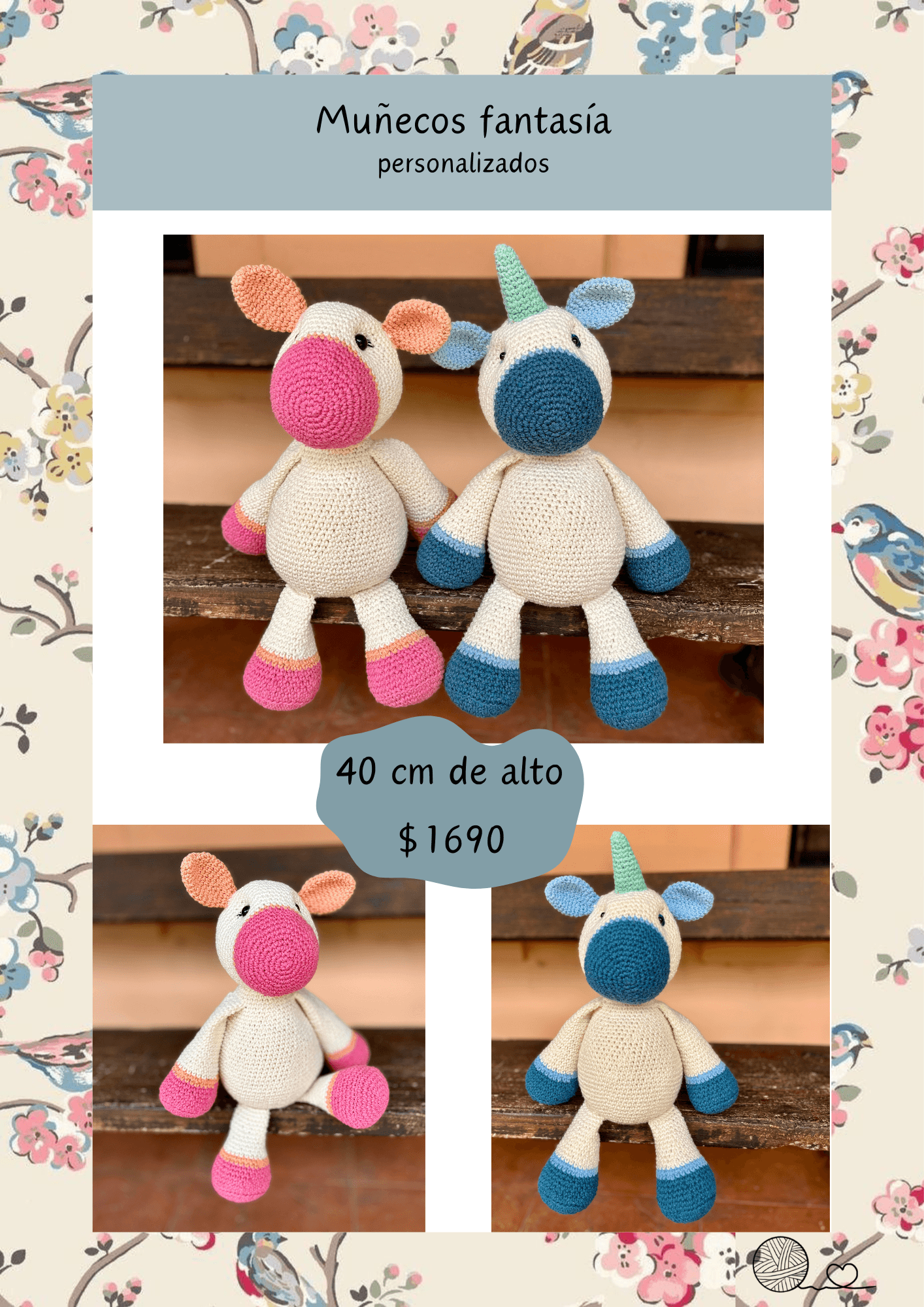 Unicornio crochet