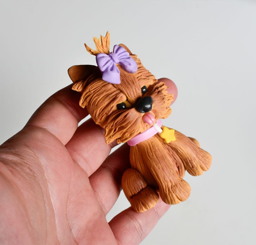 Mascota en porcelana fría