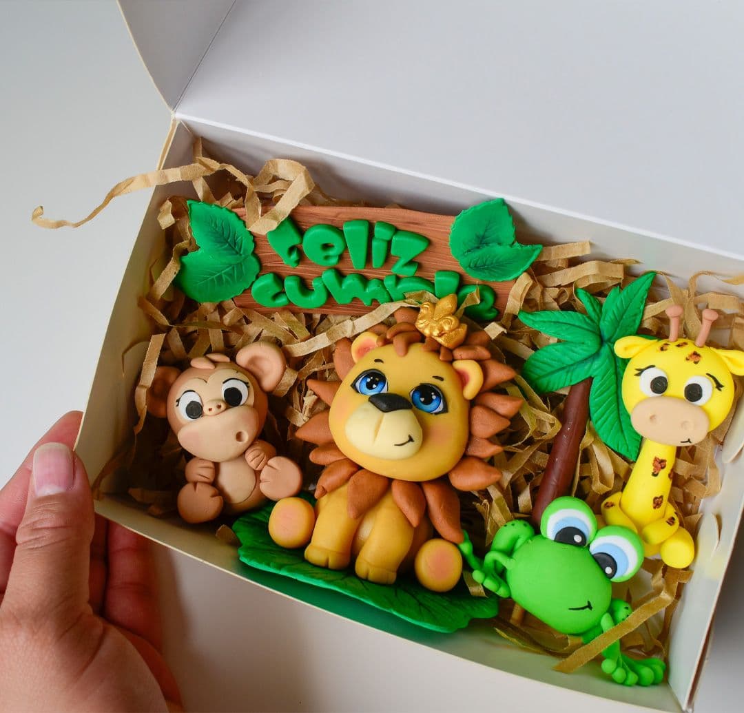Cake Toppers animales de la selva