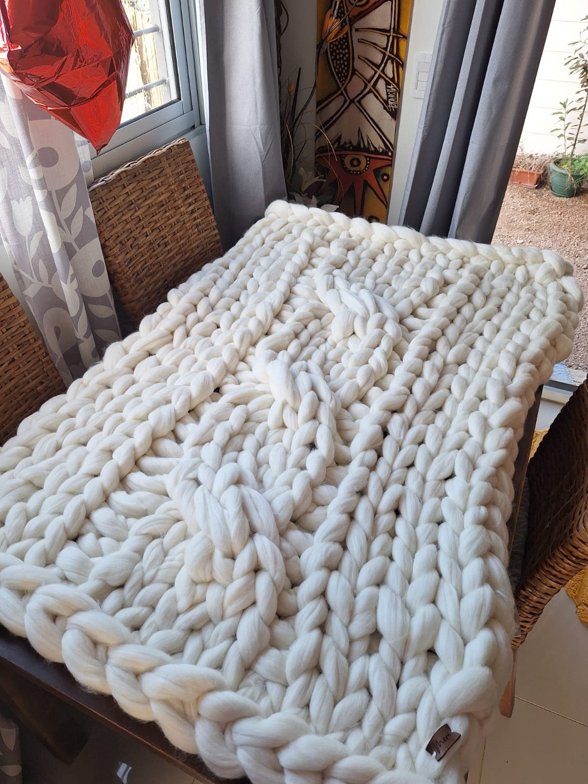 Manta de Lana Merino XXL