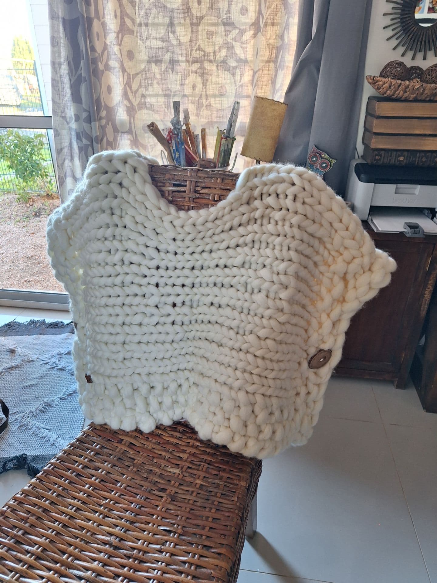 Poncho de Lana Merino