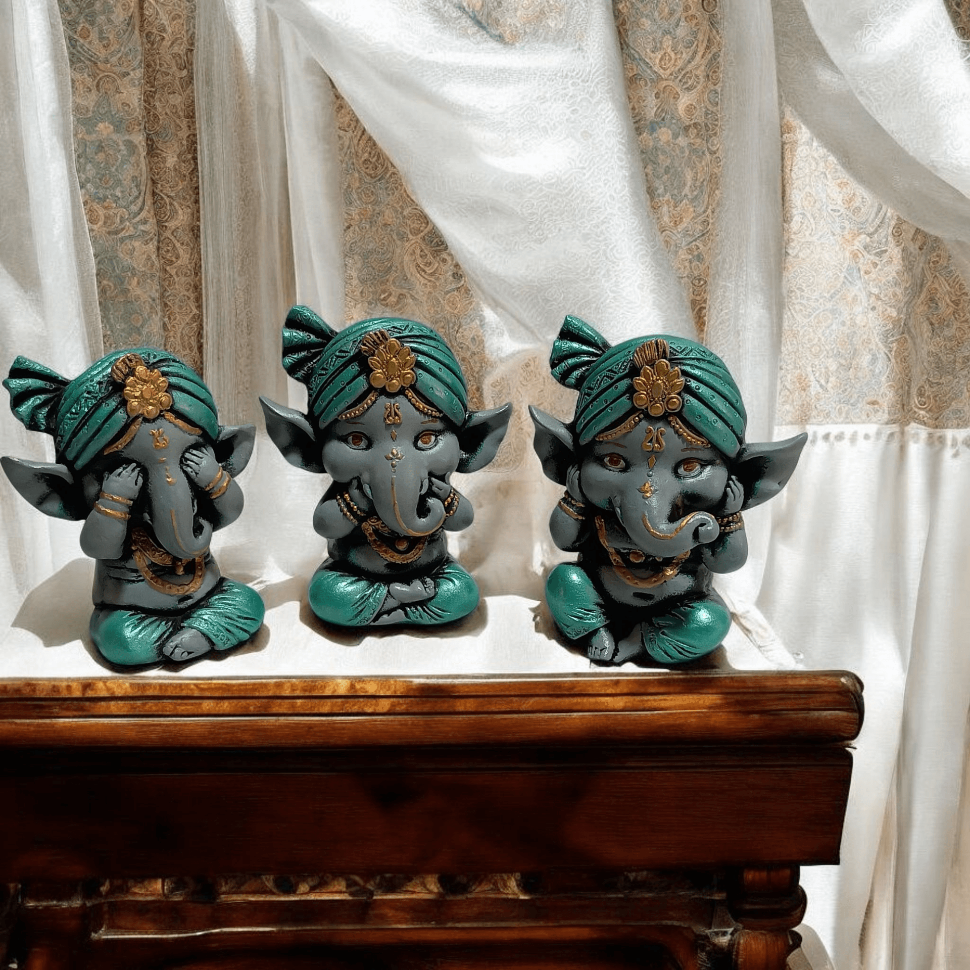 Ganesha trío Sabio