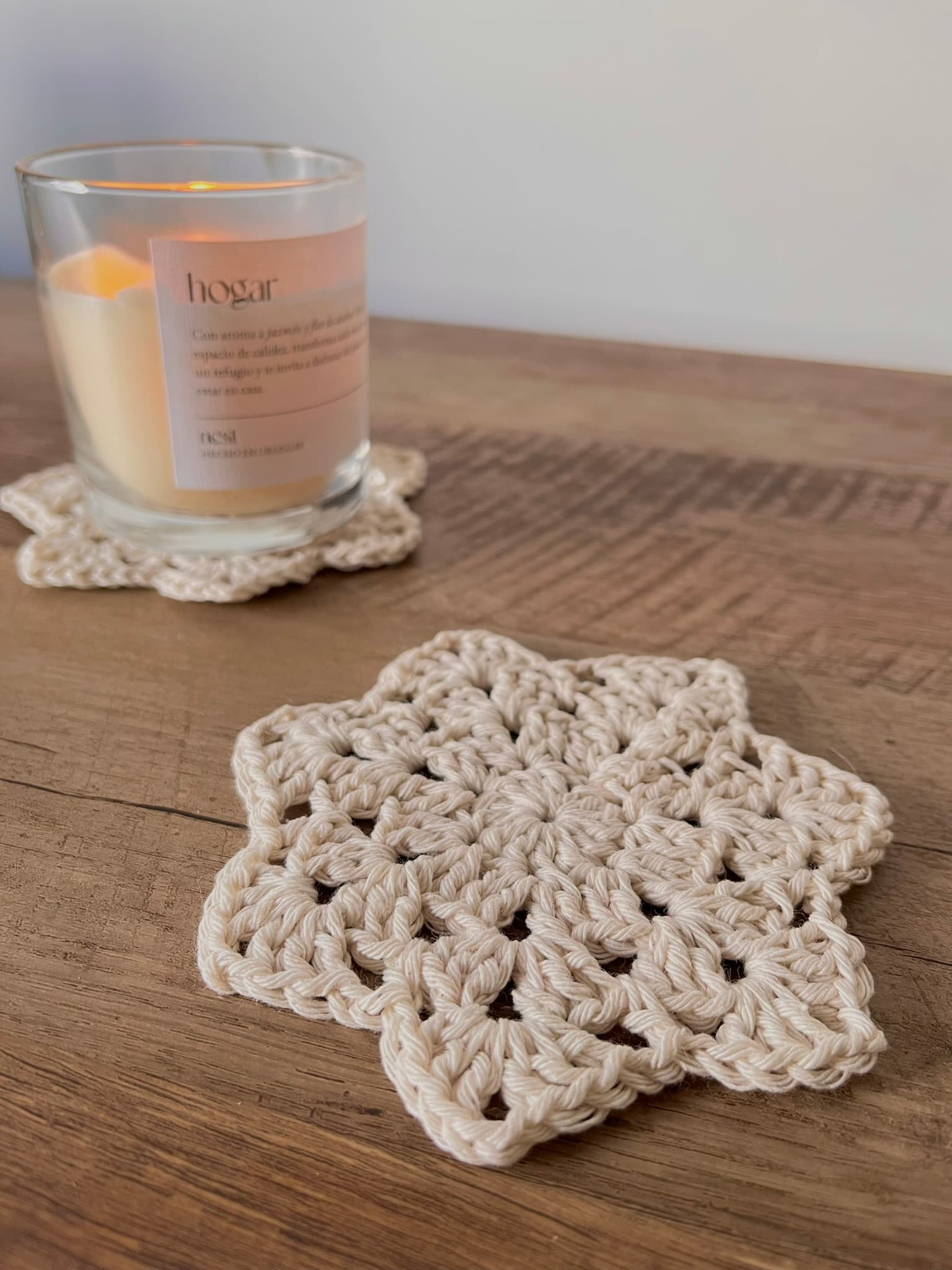 Posavasos a crochet
