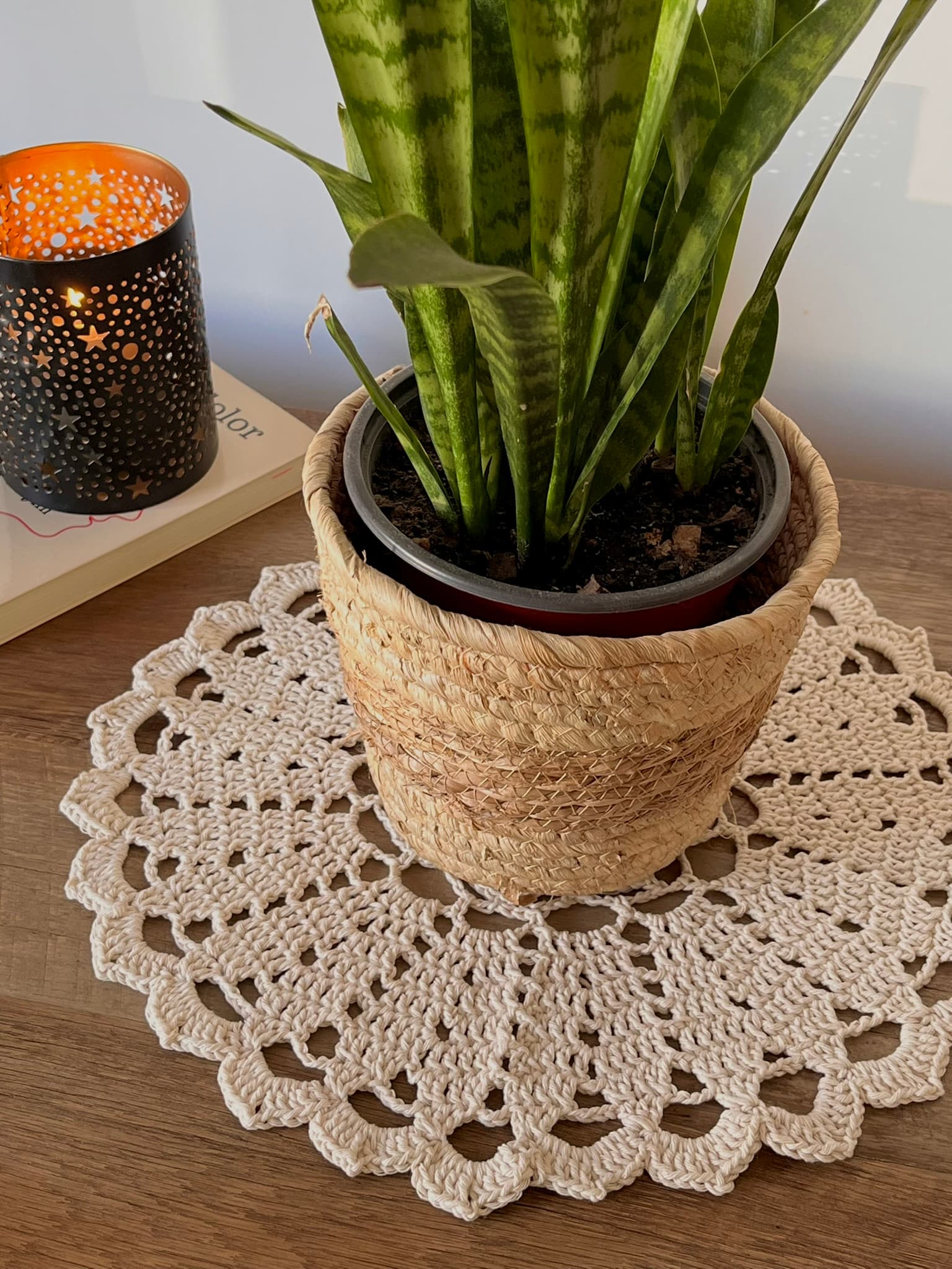 Posaplato a crochet