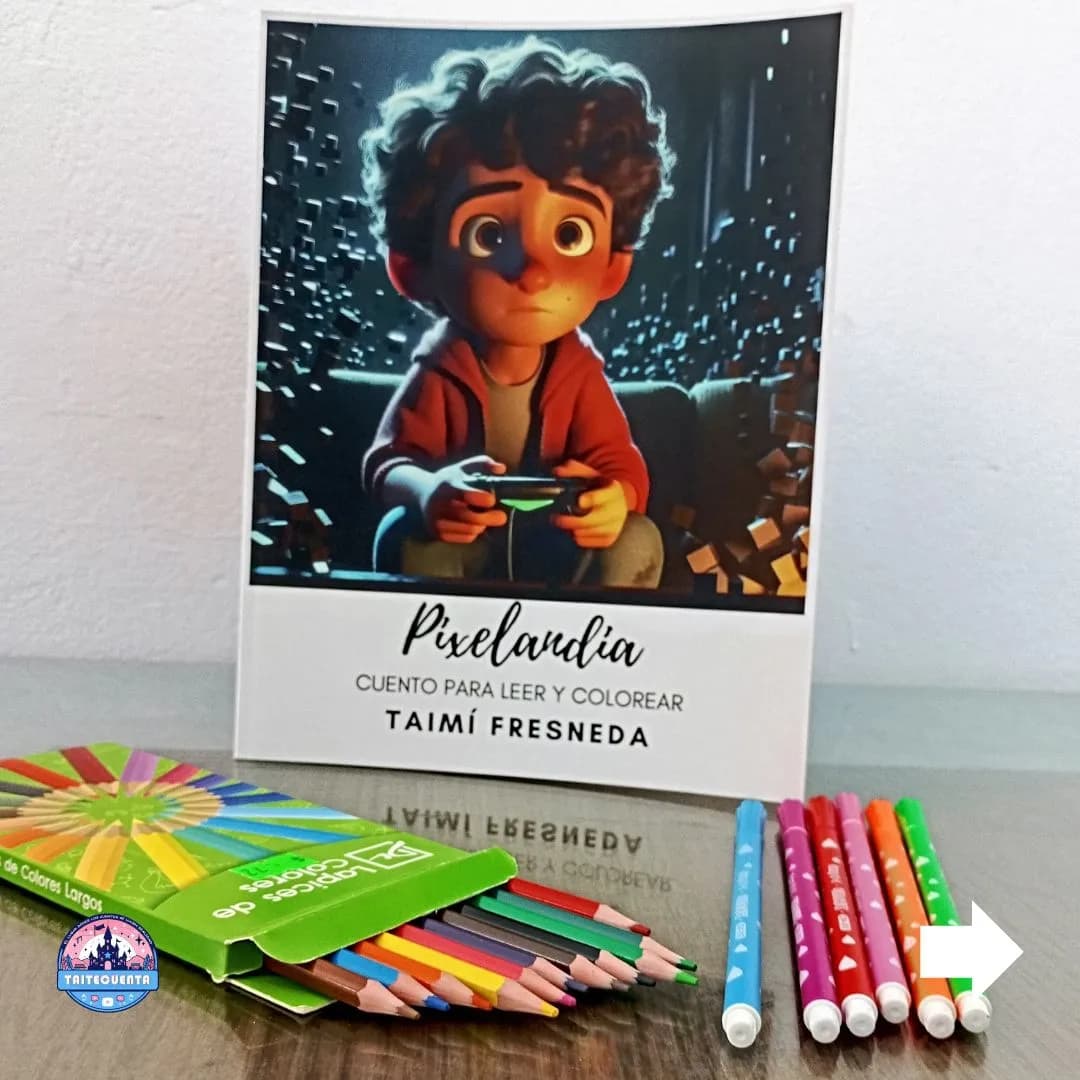 Pixelandia. Cuento infantil sobre las pantallas