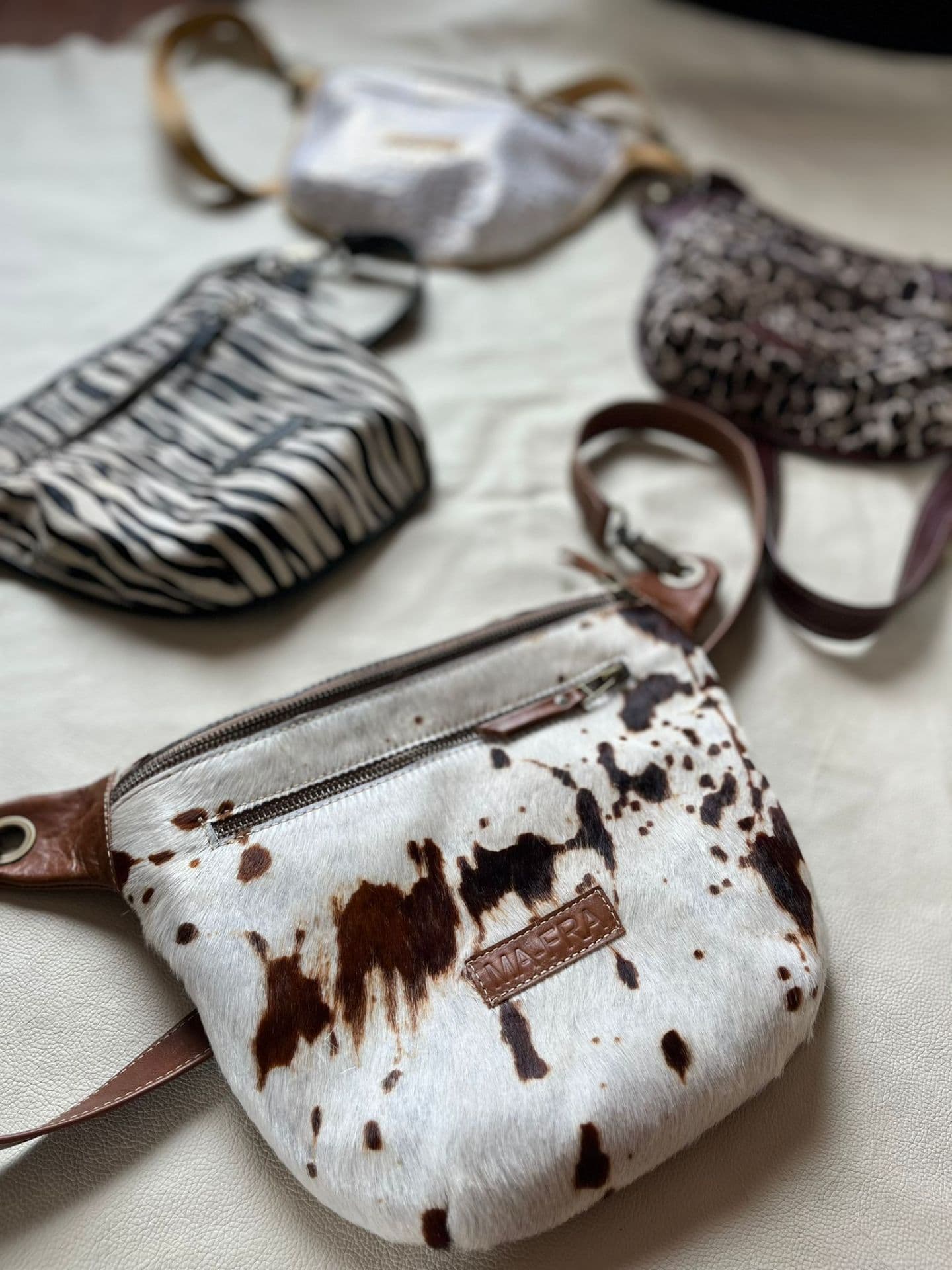 Cowhide Leather Fanny Pack