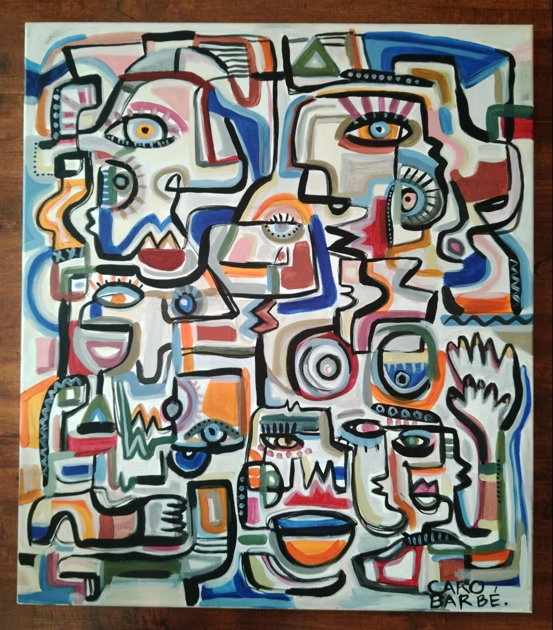 Caro Barbé arte logo
