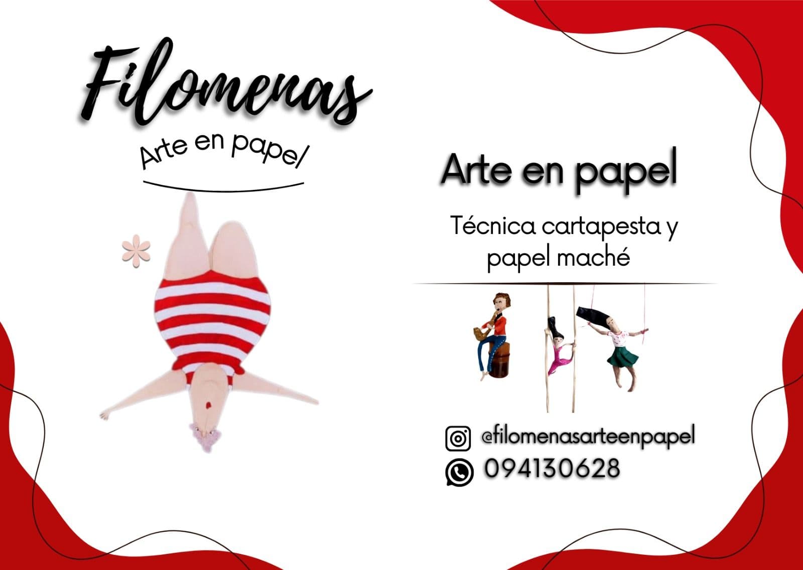 Filomenas, Arte en Papel